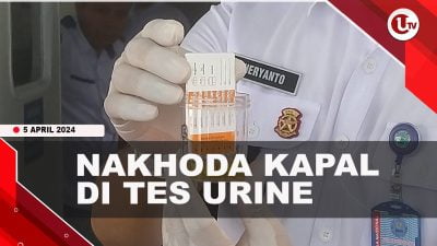 [Video] BNN Tanjungpinang Tes Urine  Nakhoda Kapal