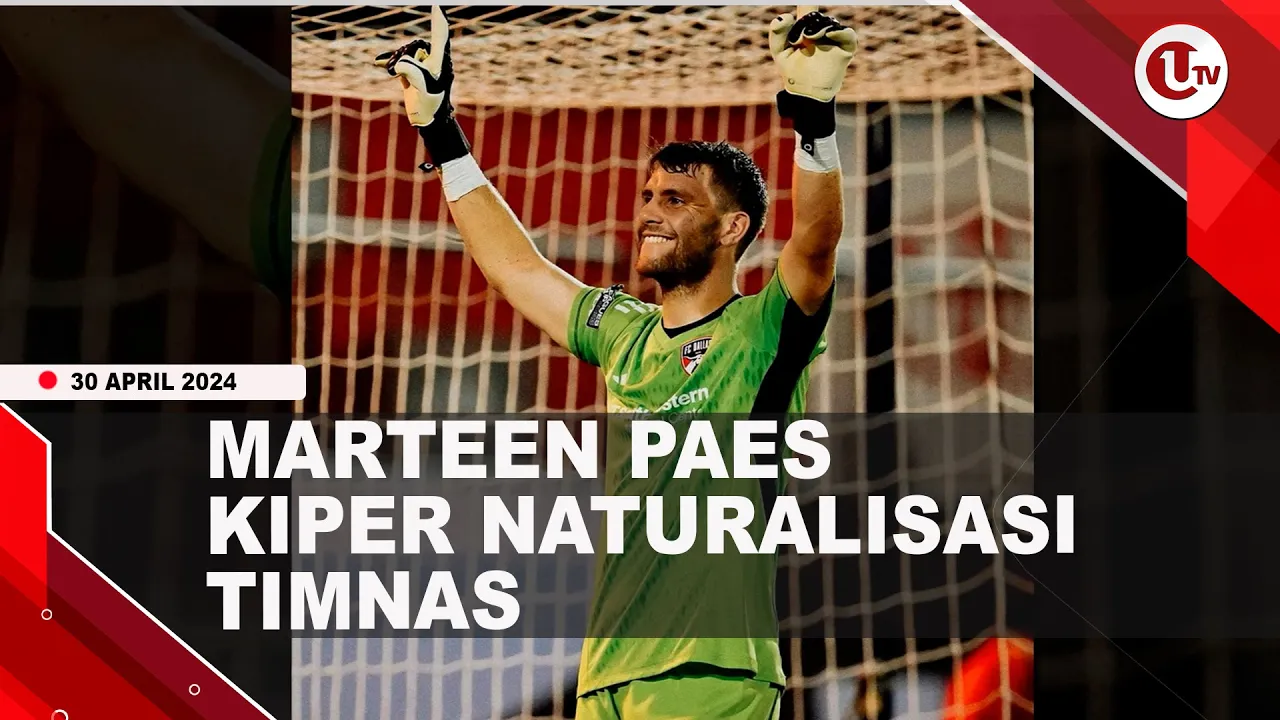 [Video] Resmi JadI WNI, Marteen Paes Jadi Kiper Baru Timnas