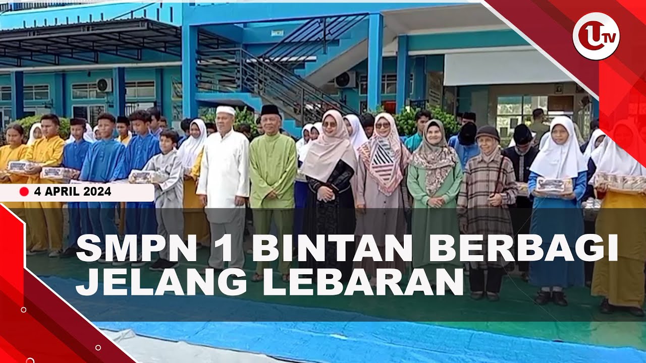 SMPN 1 BINTAN SALURKAN PAKET KEBUTUHAN LEBARAN