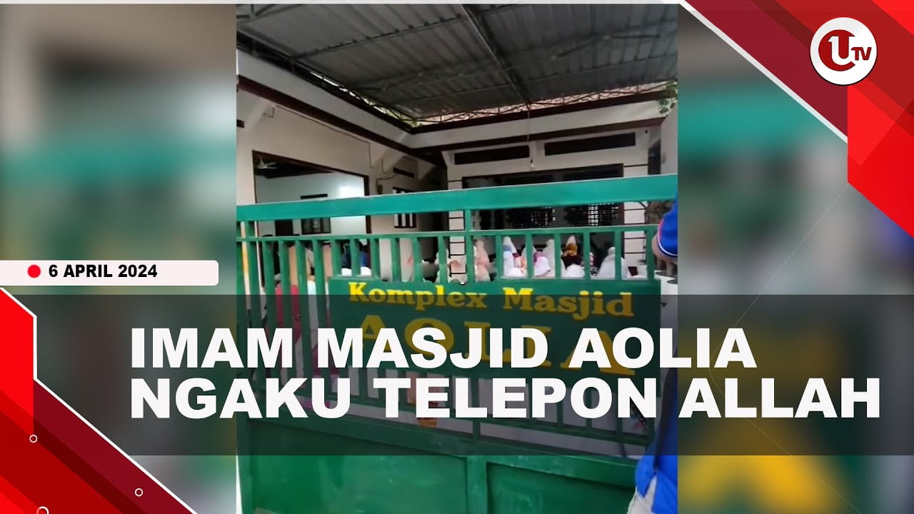 SALAT IDUL FITRI DULUAN, IMAM MASJID AOLIA NGAKU TELEPON ALLAH