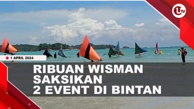 [Video] Ribuan Wisman Saksikan Jong Race Dan Bintan Regatta 2024