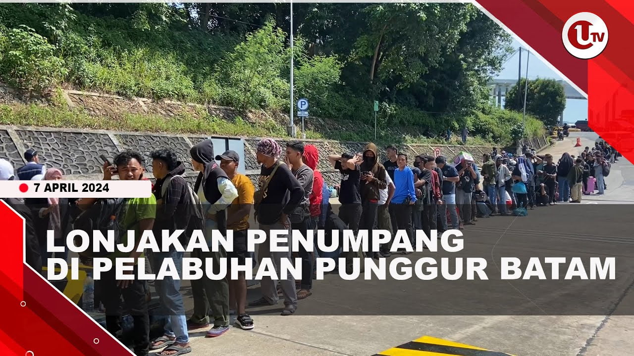 H-4 LEBARAN LONJAKAN PENUMPANG TERJADI DI PELABUHAN PUNGGUR