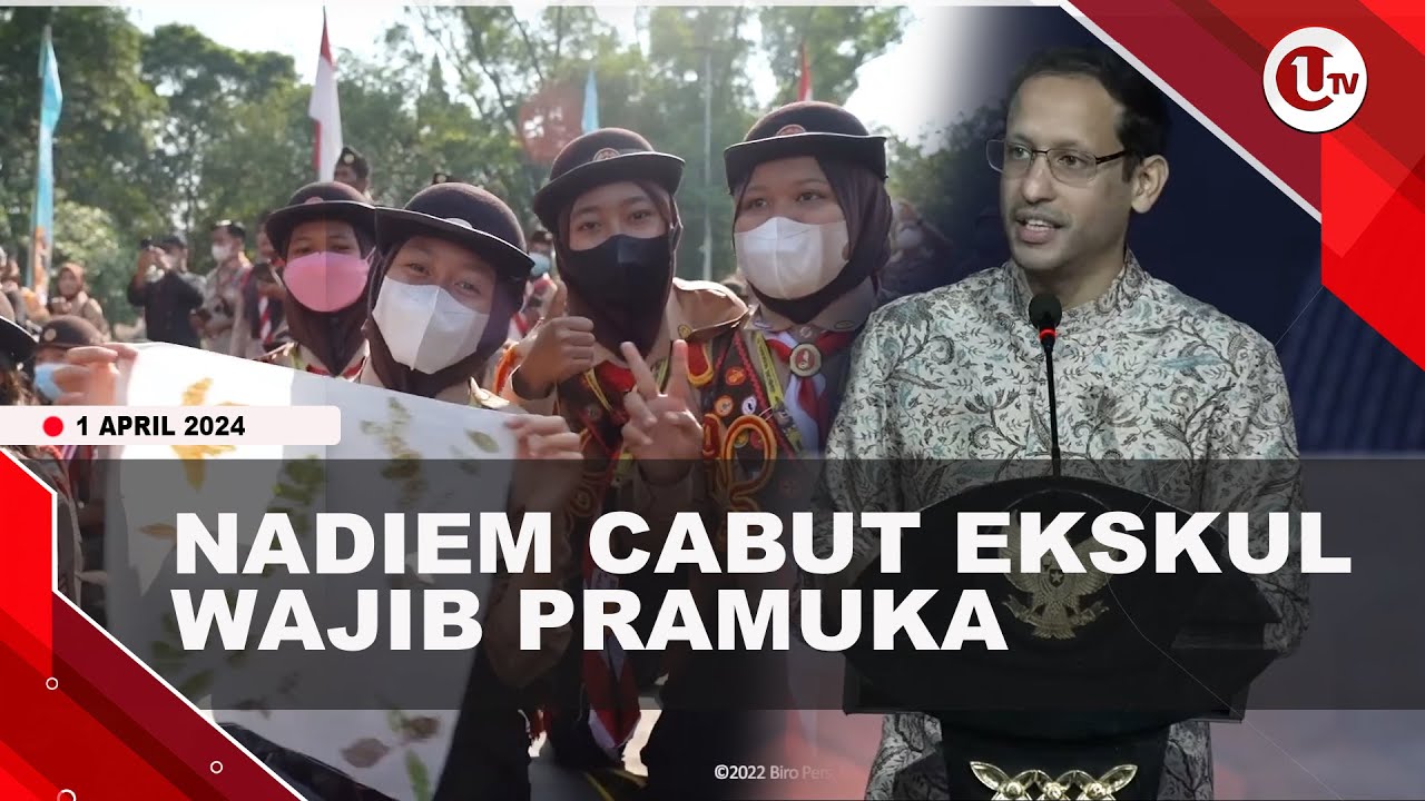 [Video] Mendikbud Nadiem Cabut Ekstrakurikuler Wajib Pramuka