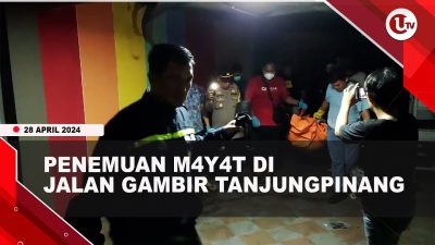 [Video] Pria 58 Tahun Ditemukan Tewas di Jalan Gambir Tanjungpinang