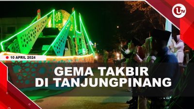 [Video] Warga Antusia Saksikan Pawai Takbir di Tanjungpinang