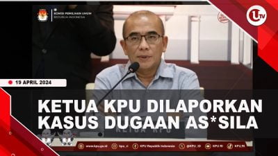 [Video] Ketua KPU Dilaporkan Ke DKPP Kasus Dugaan Asusila