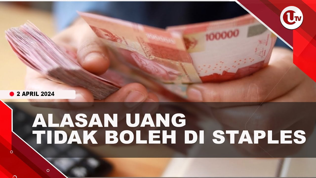 [Video] BI Sebut Menstaples Uang Kertas Masuk Kategori Merusak Uang