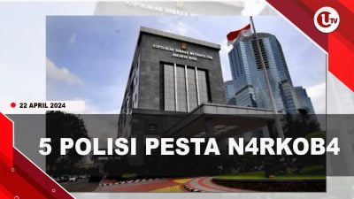 [Video] 5 Polisi Digerebek Saat Pesta Narkoba