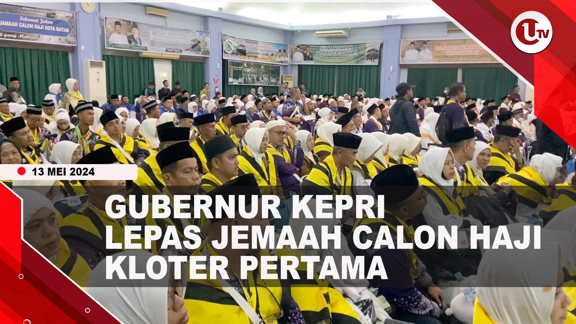 [Video] Gubernur Kepri Lepas Jemaah Calon Haji Kloter Pertama