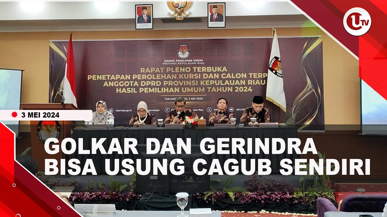 [Video] Golkar Dan Gerindra Raih Kursi Terbanyak DPRD Kepri