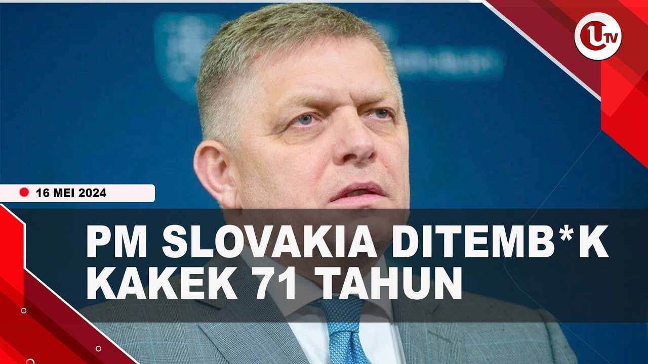 [Video] Perdana Menteri Slovakia Kritis Usai Ditembak 5 Kali