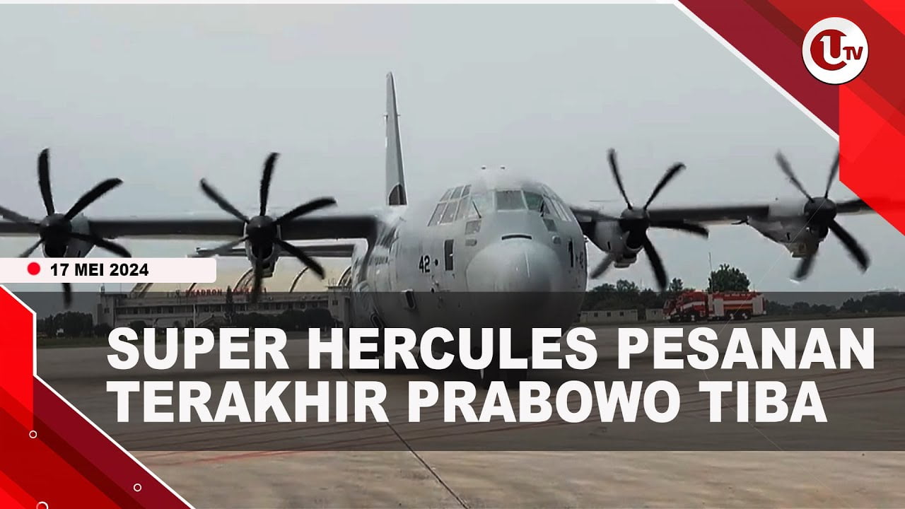 Super Hercules Unit ke-5 Pesanan Prabowo Tiba di Indonesia