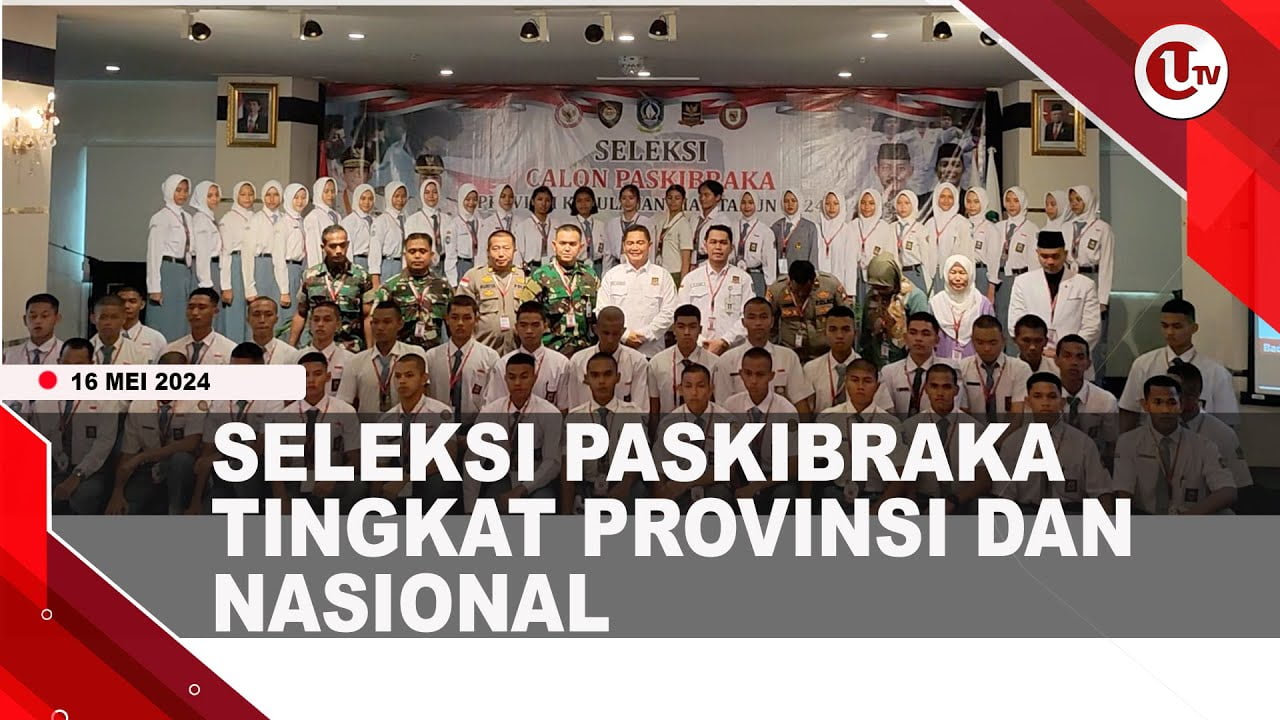 [Video] 59 Calon Paskibraka Ikuti Seleksi Tingkat Provinsi Dan Nasional