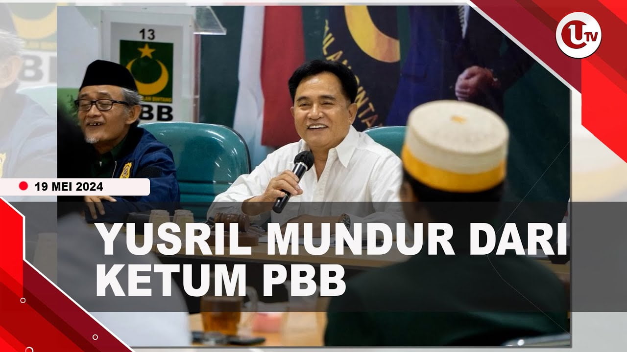Yusril Mundur dari Ketum PBB Digantikan Fahri Bachmid