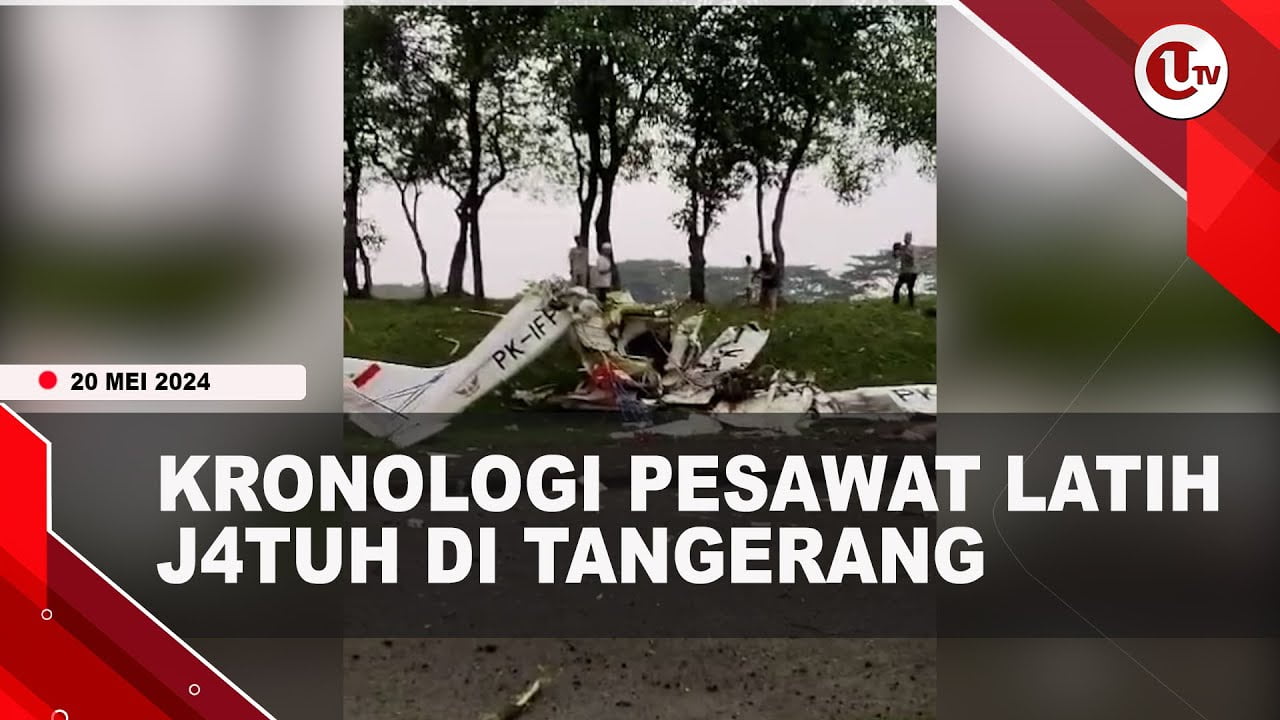 [Video] Pesawat Latih Sempat Kirim Sinyal Darurat Sebelum Jatuh