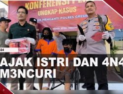 [Video] Ajak Istri Anak Mencuri, Pria Babak Belur Dihajar Warga