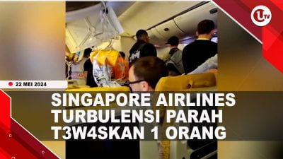 [Video] Penumpang Tewas Pesawat Turbulensi Parah Akibat Serangan Jantung
