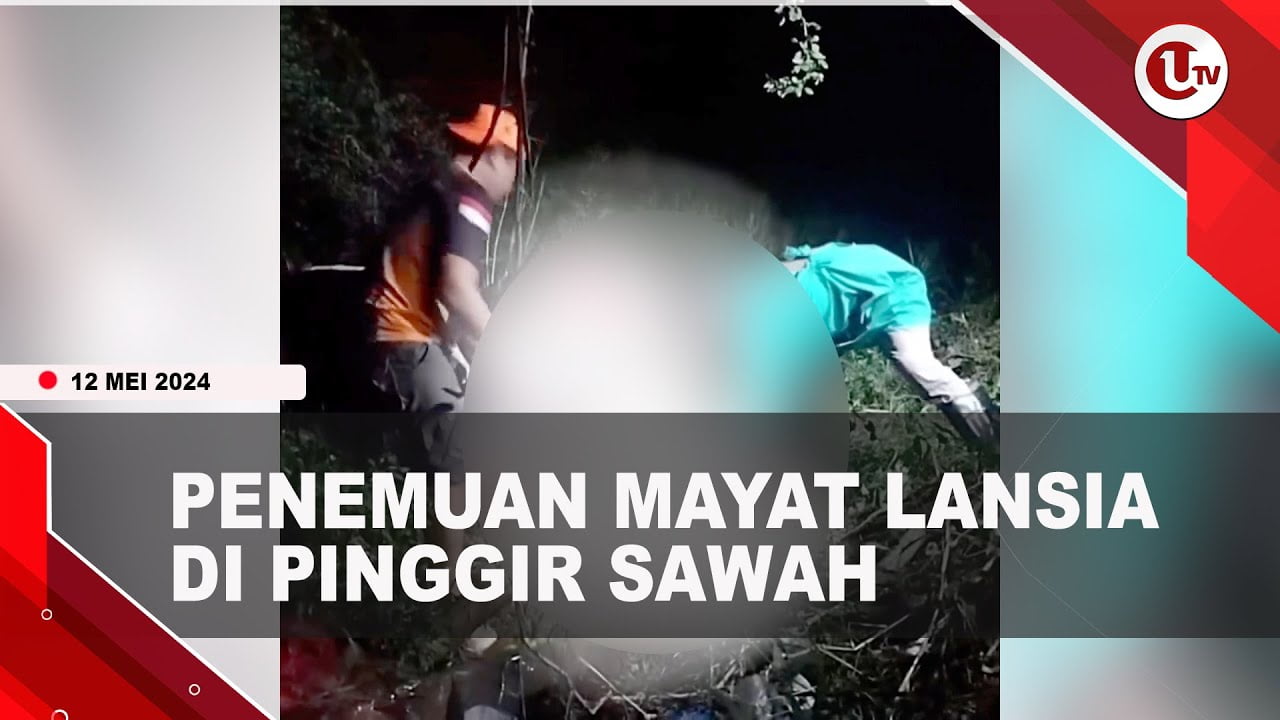 seorang mayat lansia perempuan yang ditemukan tergeletak di pinggir sawah Desa Tamangede, Kecamatan Gemuh, Kendal