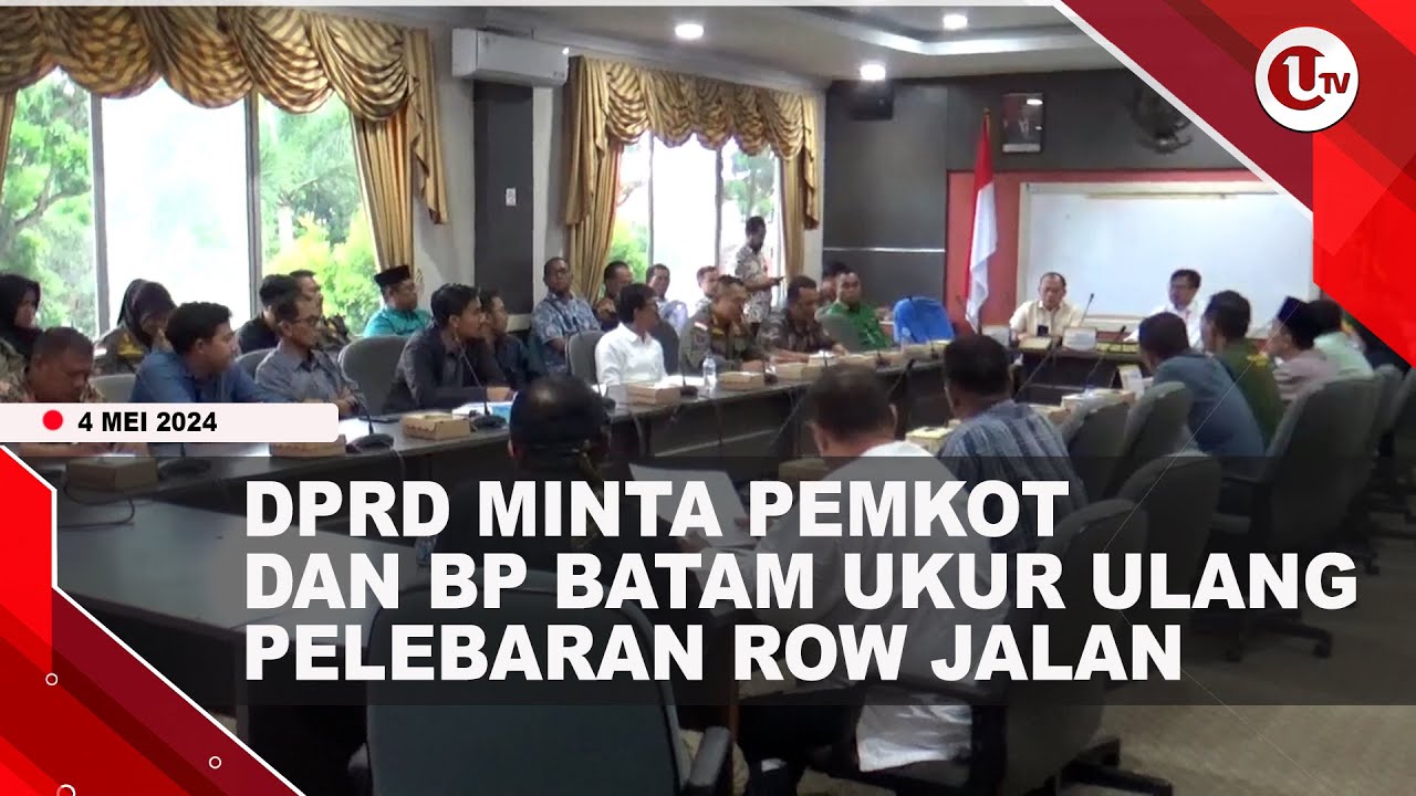 DPRD Minta Pemkot dan BP Batam Ukur Ulang Pelebaran Row Jalan
