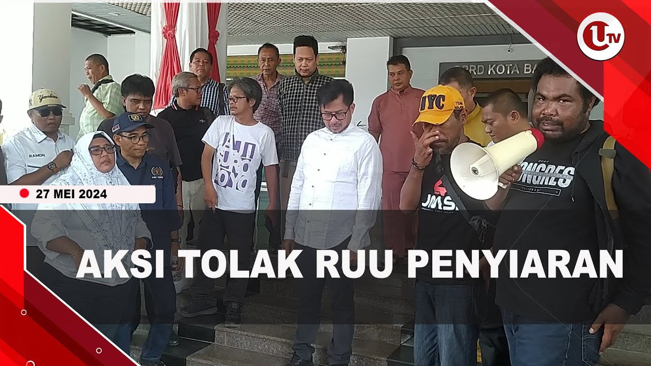 Jurnalis Kepri Gelar Aksi Tolak RUU Penyiaran