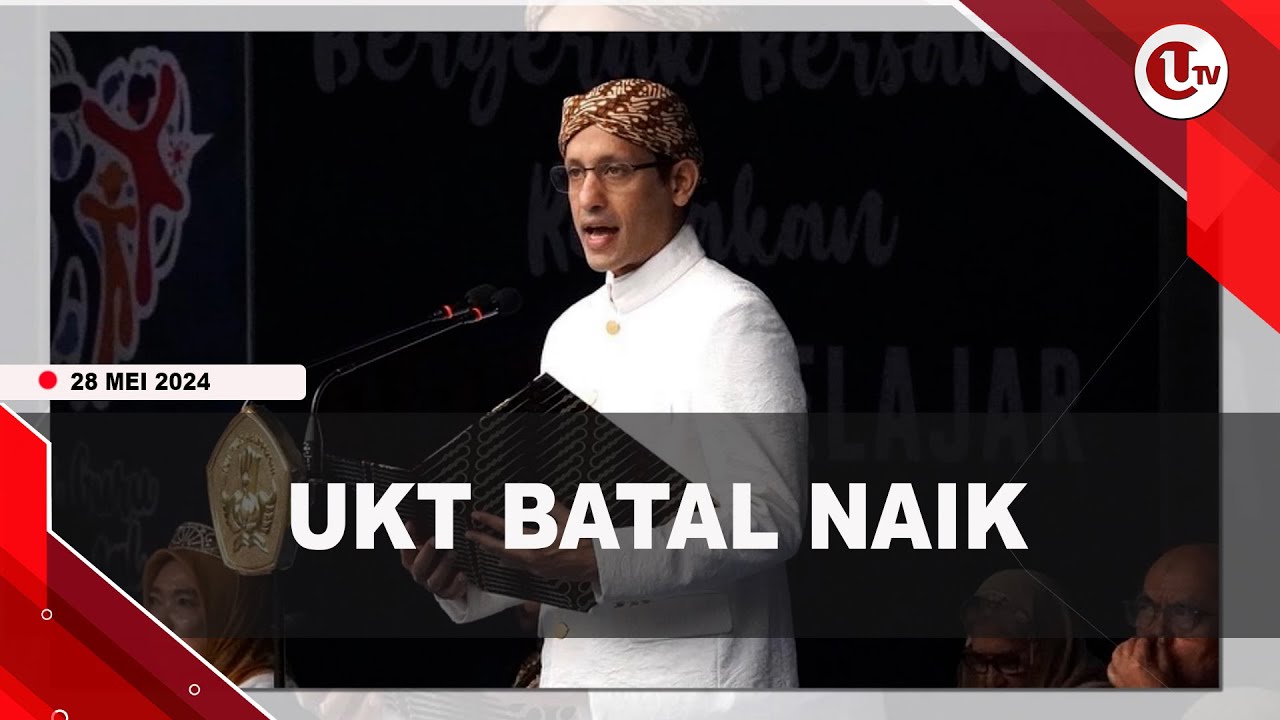 Menteri Nadiem Umumkan UKT Batal Naik