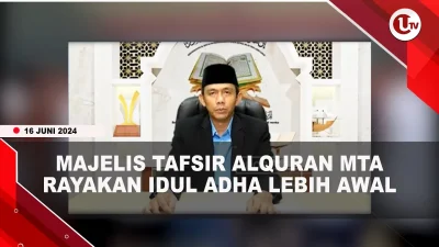 [Video] Majelis Tafsir Alquran MTA Rayakan Idul Adha Lebih Awal