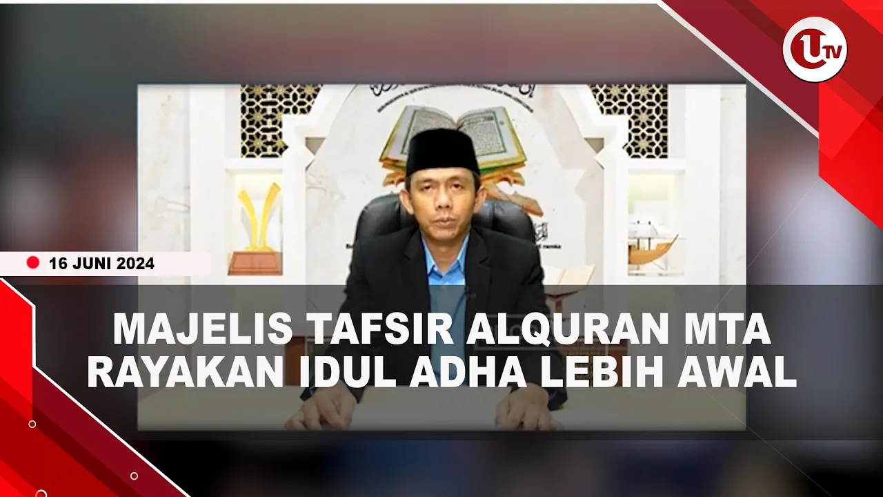 Majelis Tafsir Alquran MTA Rayakan Idul Adha Lebih Awal