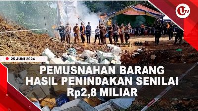 [Video] Bea Cukai Tanjungpinang Musnahkan Barang Hasil Penindakan