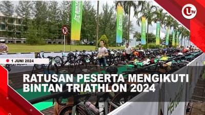 [Video] Ratusan Peserta Mengikuti Bintan Triathlon 2024