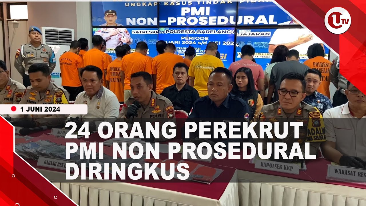 Polresta Barelang Ringkus 24 Perekrut PMI Non Prosedural