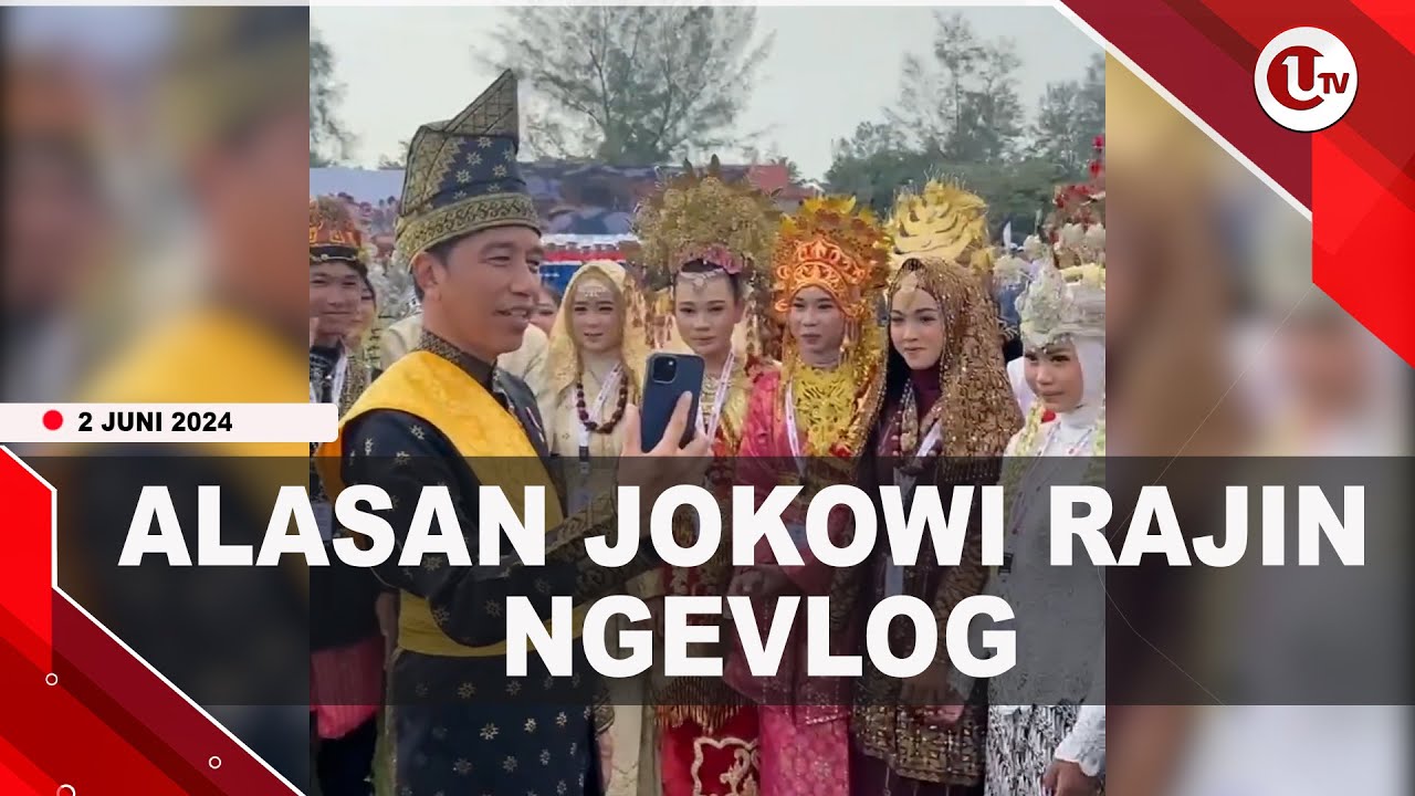 okowi Rajin Ngevlog Jelang Akhir Jabatan