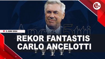 [Video] Carlo Ancelotti jadi Pelatih Paling Banyak Juara Liga Champions