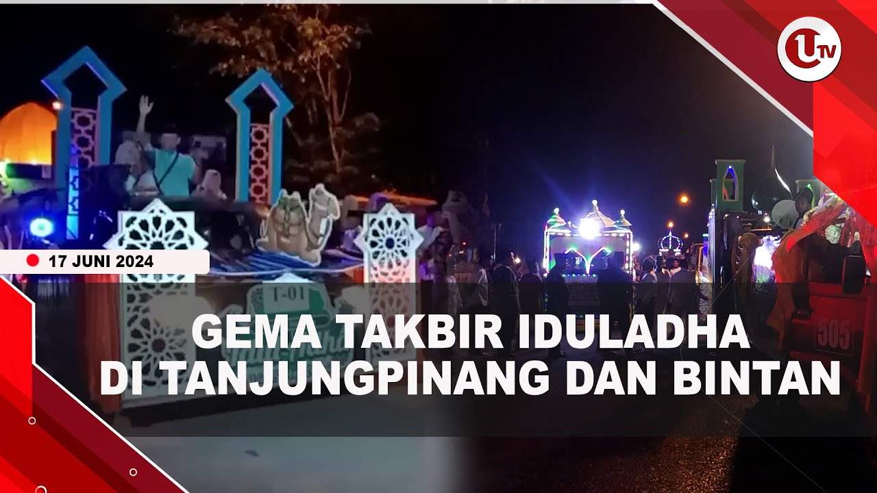 Puluhan Mobil Hias Meriahkan Pawai Takbir Iduladha