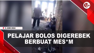 [Video] Satpol PP Gerebek Pelajar Bolos Buat Mesum di Gedung Kosong