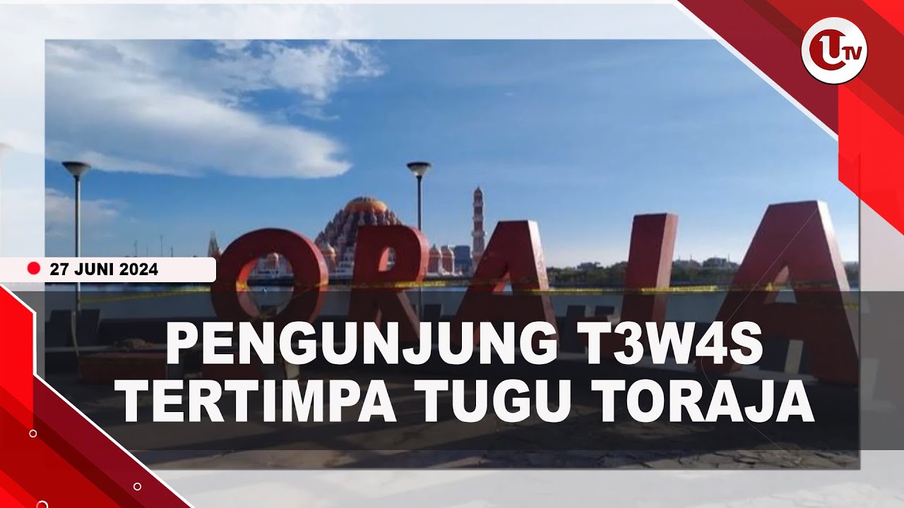Pengunjung Tewas Tertimpa Tugu Toraja Pantai Losari