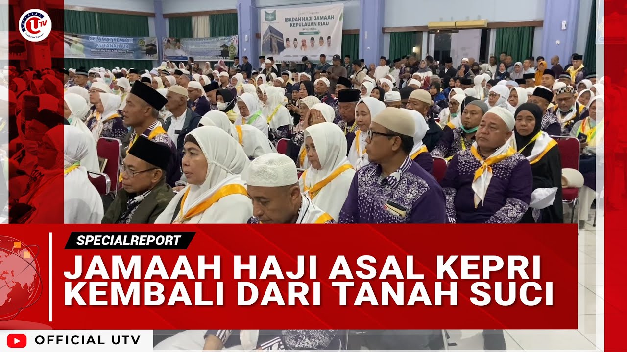 448 Jemaah Haji Kloter Pertama Kembali ke Batam