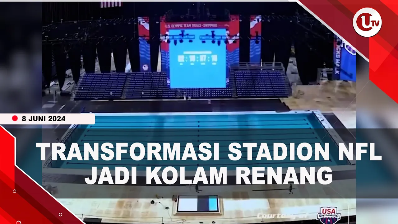 Stadion NFL Disulap Jadi Kolam Renang
