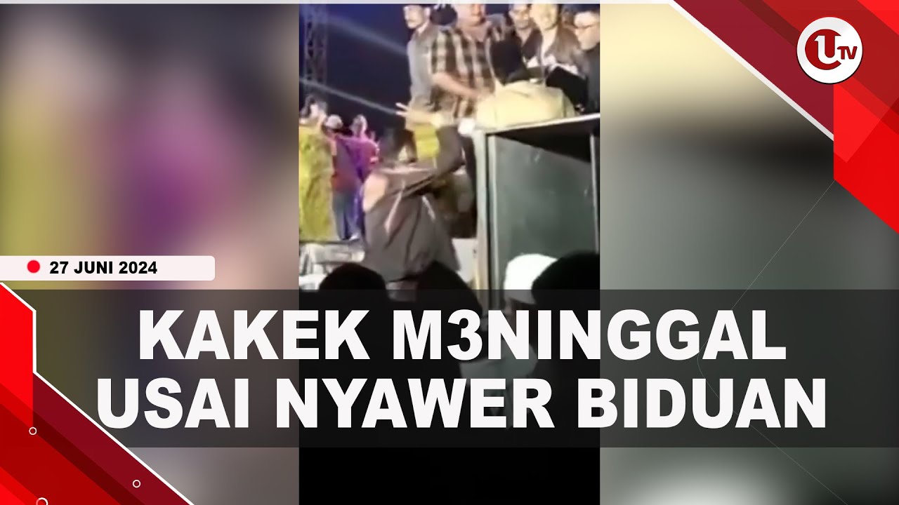 Pria Paruh Baya Meninggal Usai Nyawer Biduan di Panggung
