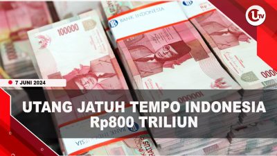 [Video] Utang Jatuh Tempo Indonesia Tembus Rp 800 Triliun di Tahun 2025
