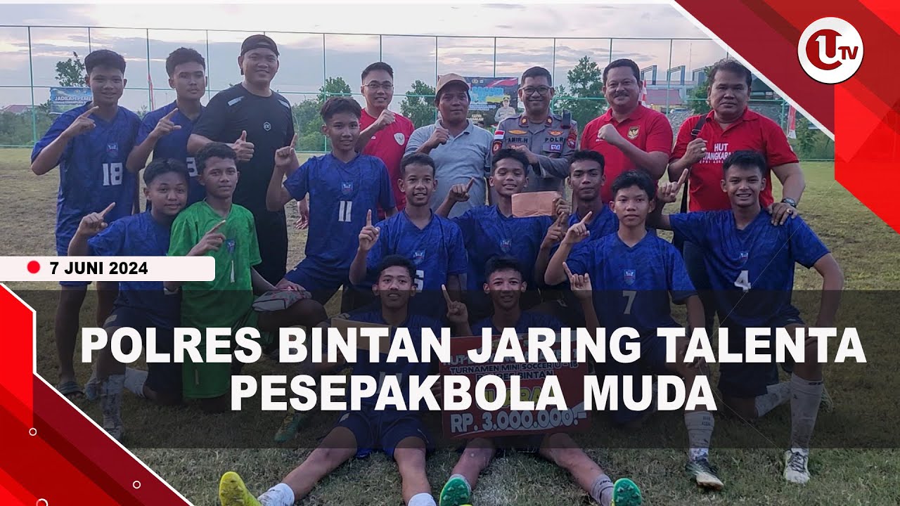 Polres Bintan Gelar Turnamen Mini Soccer Jaring Talenta Muda
