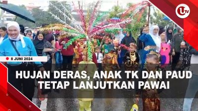 [Video] Ribuan Anak Paud dan TK Ramaikan Pawai Tutup Tahun
