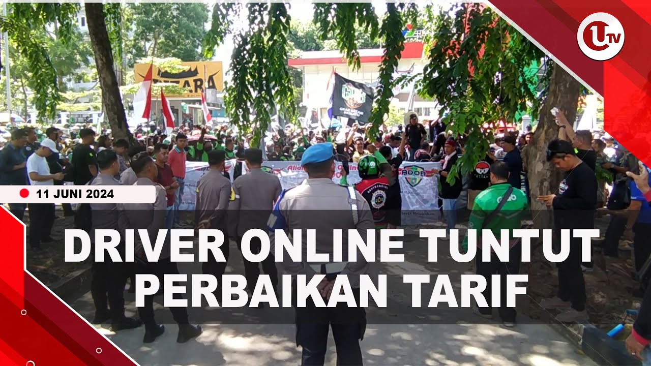 Driver Online Tuntutan Perbaikan Tarif dan Kouta Angkutan Sewa
