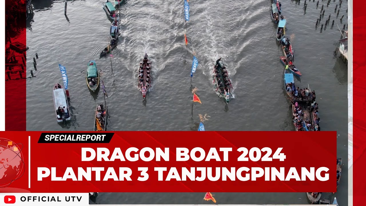 MASYARAKAT ANTUSIAS SAKSIKAN PERLOMBAAN DRAGON BOAT DI PELANTAR 3