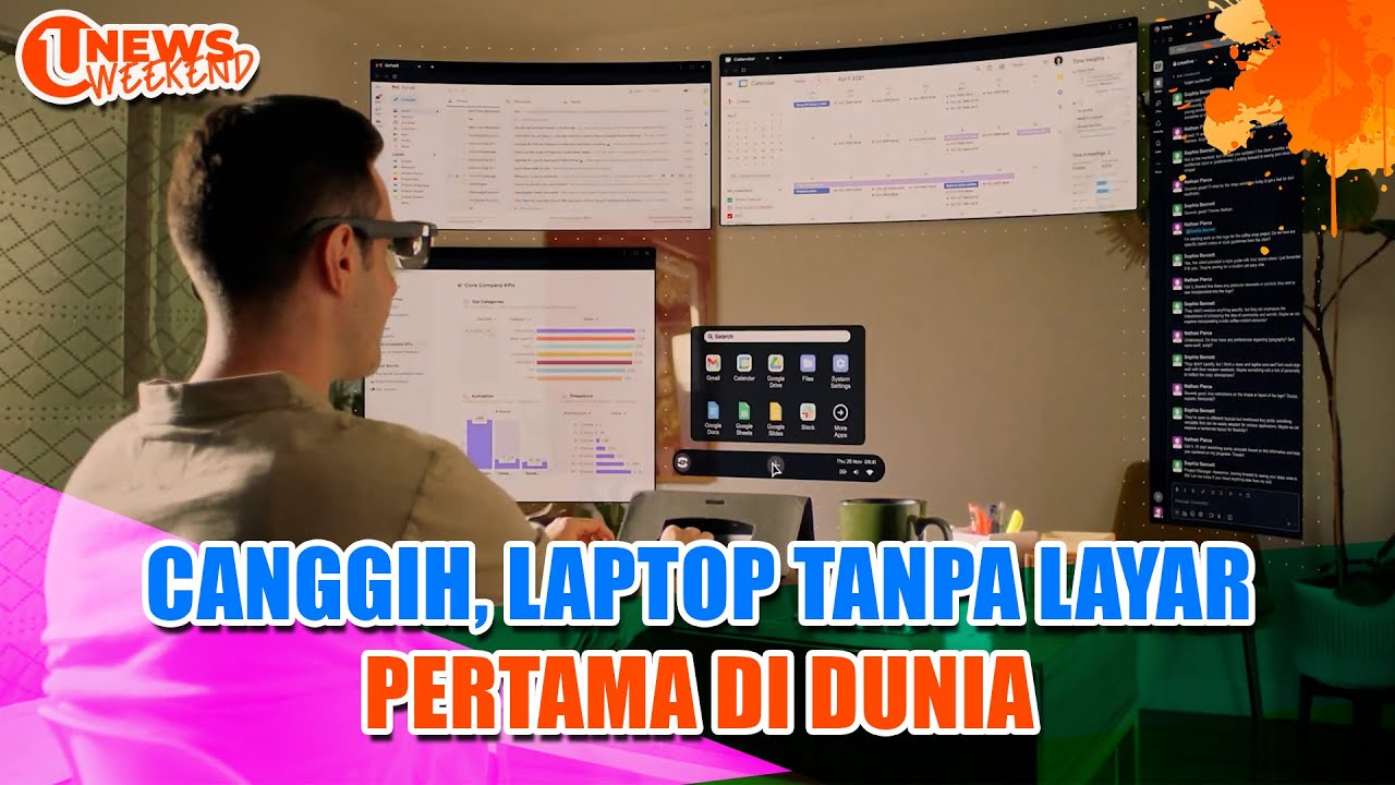 LAPTOP TANPA LAYAR PERTAMA DI DUNIA AKAN DILUNCURKAN