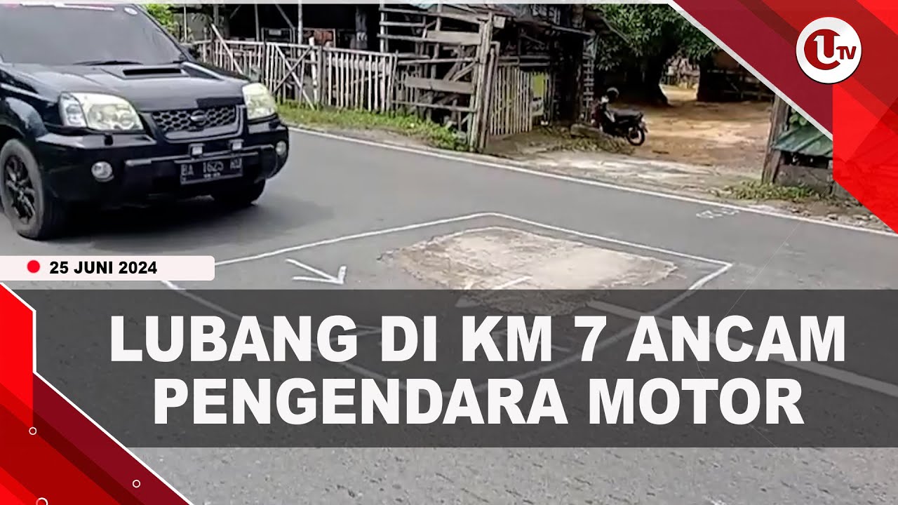 PDAM Bantah Lubang di KM 7 Bukan Galian Pipa