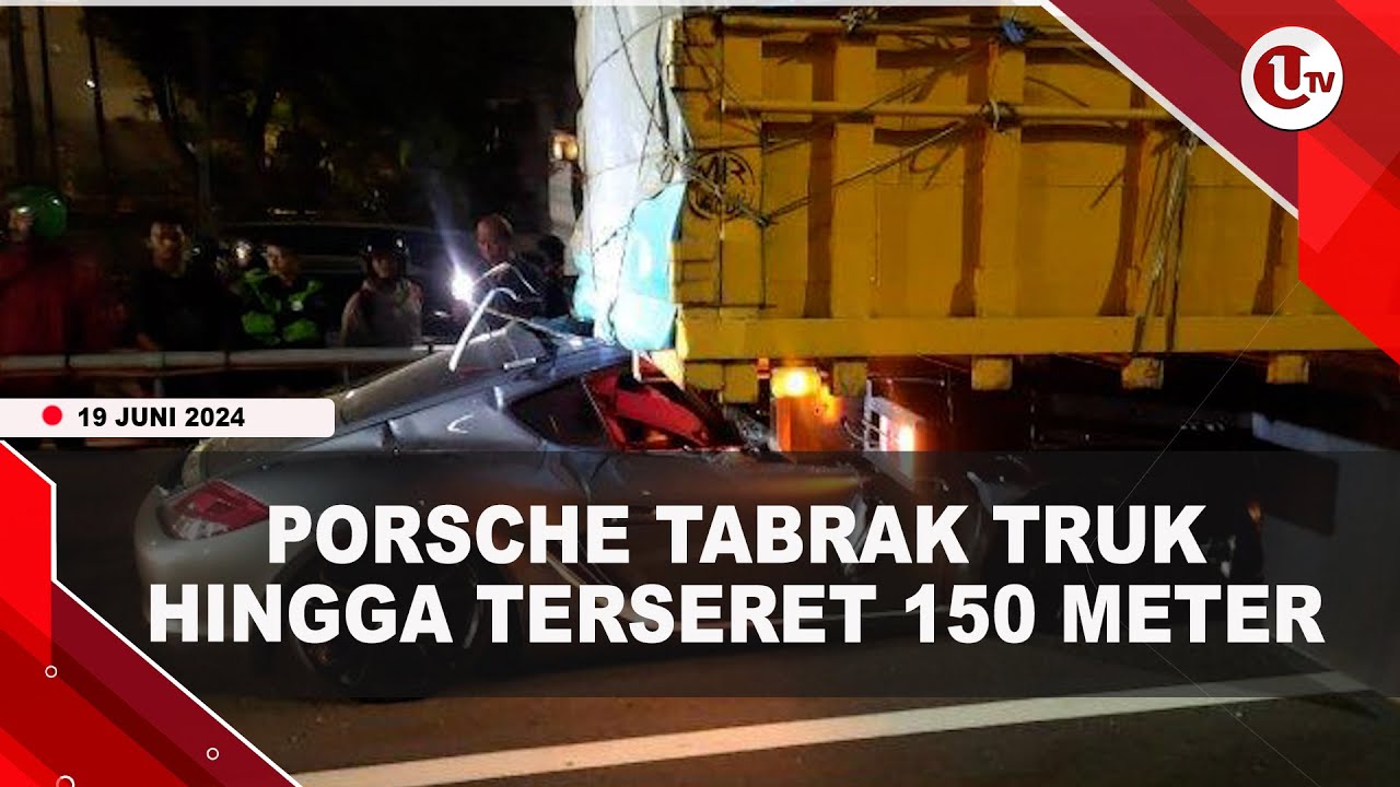 Porsche Tabrak Truk, Pengemudi Meninggal Ditempat