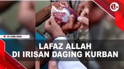 [Video] Heboh, Irisan Daging Kurban Berlafaz Allah