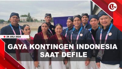 [Video] Penampilan Kontingen Indonesia di Parade Olimpiade Paris 2024