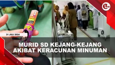 [VIDEO] 4 Murid SD Kejang-Kejang Usai Konsumsi Minuman Semprot