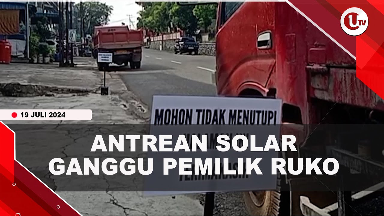 Panjangnya Antrean Solar Ganggu Pemilik Ruko di Sekitar SPBU